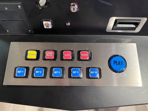 Slot machine button - machine, 10