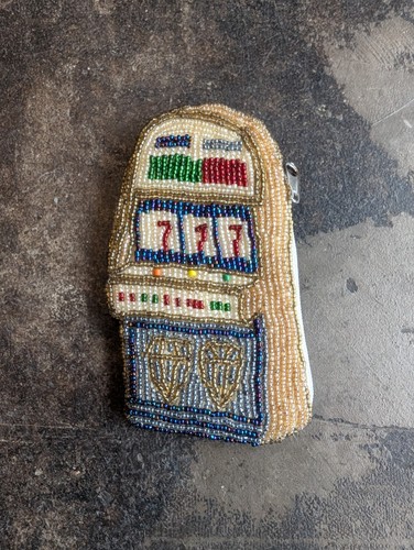 Vintage beaded slot machine - vintage,