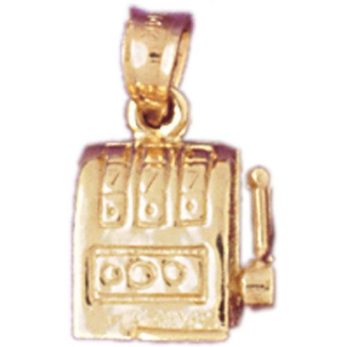 Slot machine charm pendant - slot,