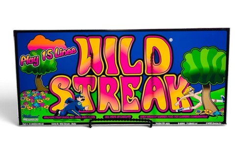 Wild streak slot machine glass - machine,