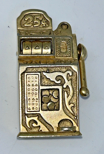 Vintage slot machine gold - machine,