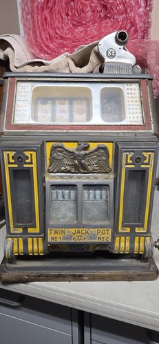 Antique slot machine - antique,